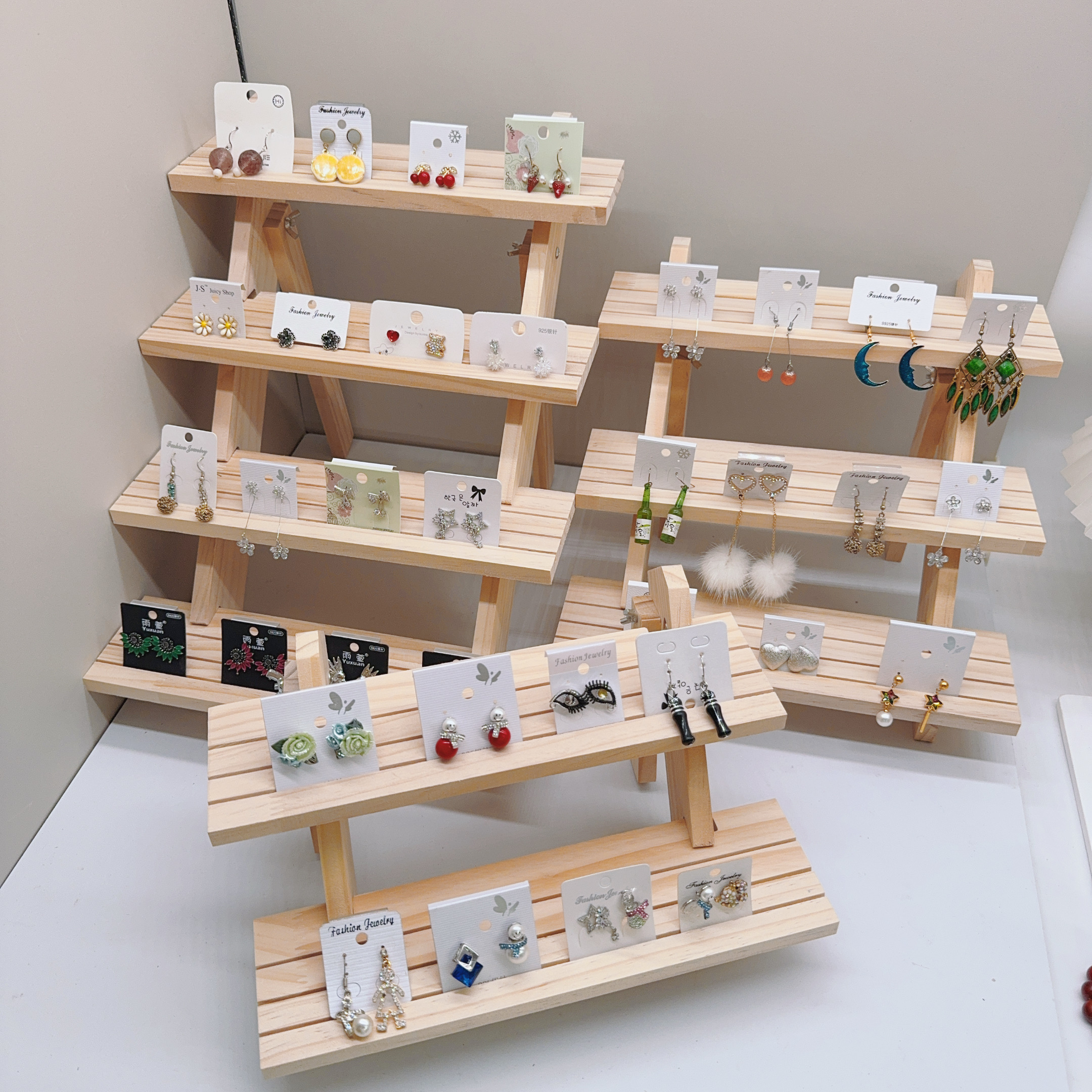 Ear Stud Holder Riser Multi-ti - Display Risers Set บทวิจารณ์และราคา