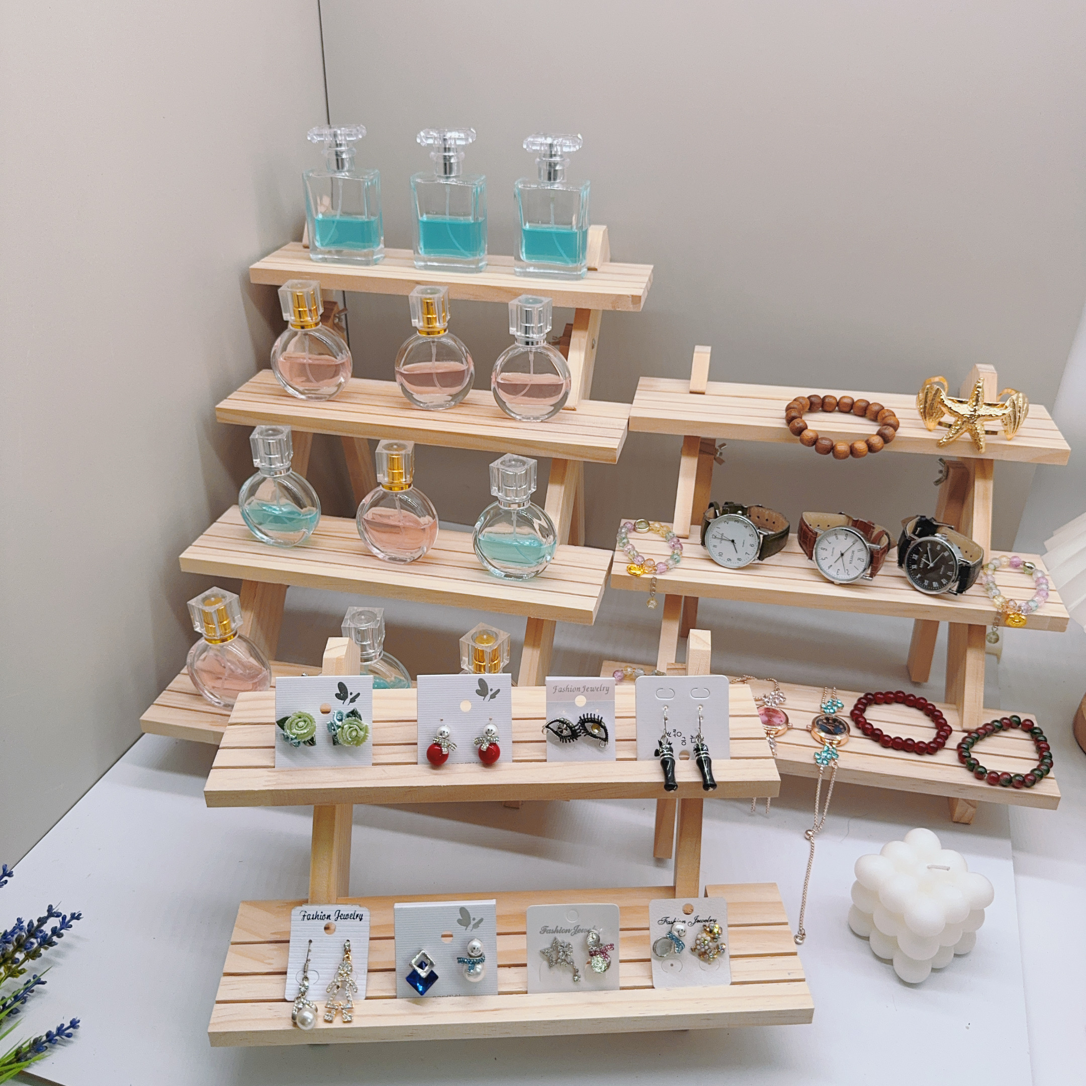 Ear Stud Holder Riser Multi-ti - Display Risers Set บทวิจารณ์และราคา
